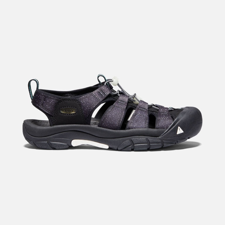 Keen Newport H2 Sandals - Men's Black White Sandals